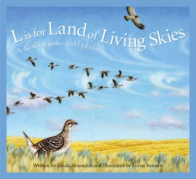 L is for Land of Living Skies book cover