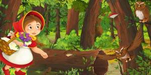 Image from the ebook, Little Red Riding Hood, by Liinda Aksomitis