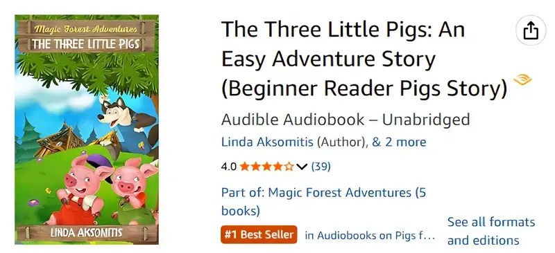 The Three Little Pigs Audiobook